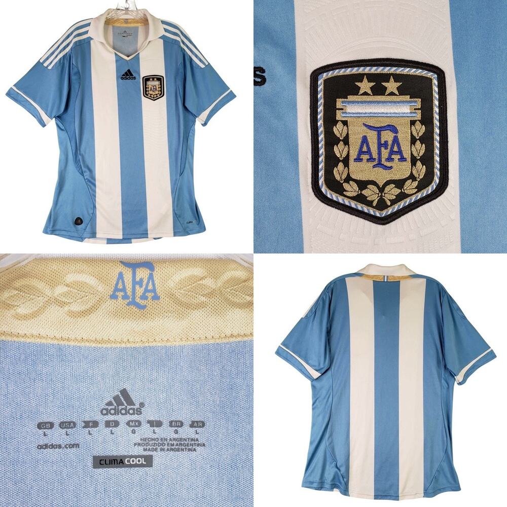 Vintage Argentina Soccer Jersey Season 2011/2012 home Mens Size Large
